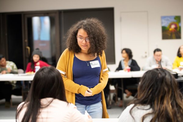 Young women at 2019 YWI Career Conversations