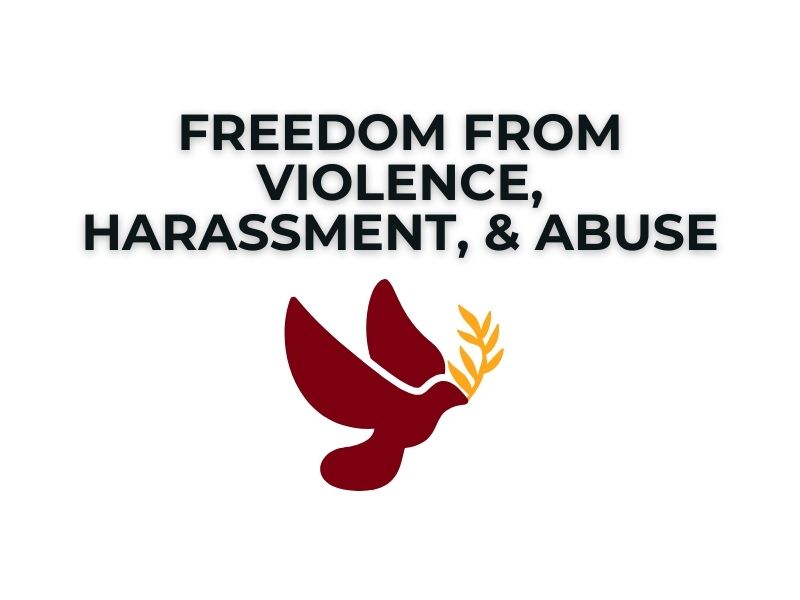 Freedom from gender-based violence, harassment, and abuse.